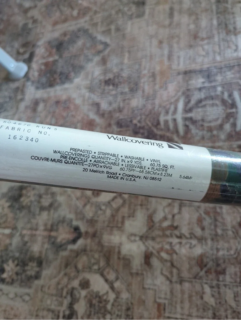 Vintage 1 Roll@ 60.75 Sq. Schumacher Wallcovering Floral - 162340